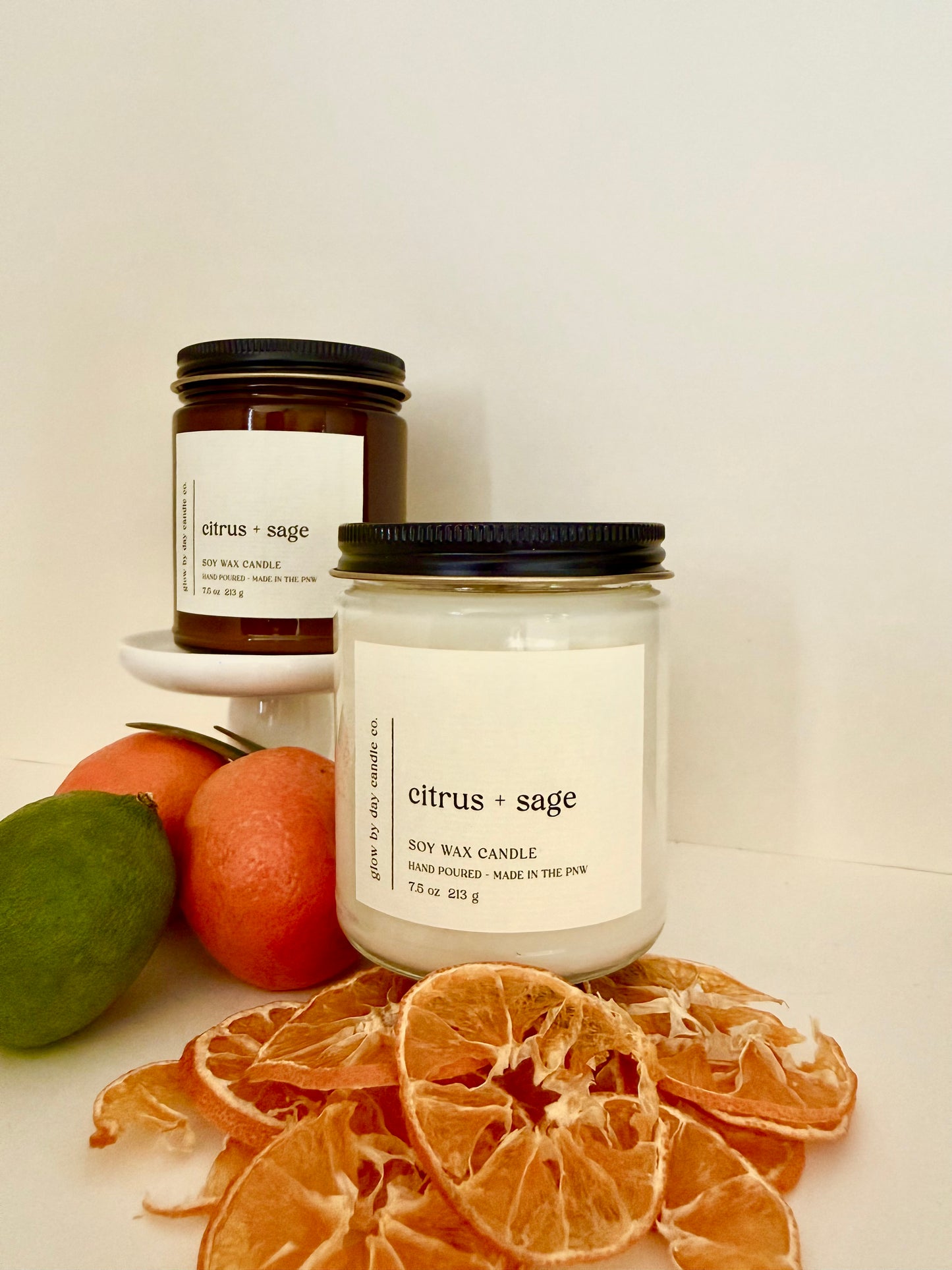 Citrus & Sage 8oz candle