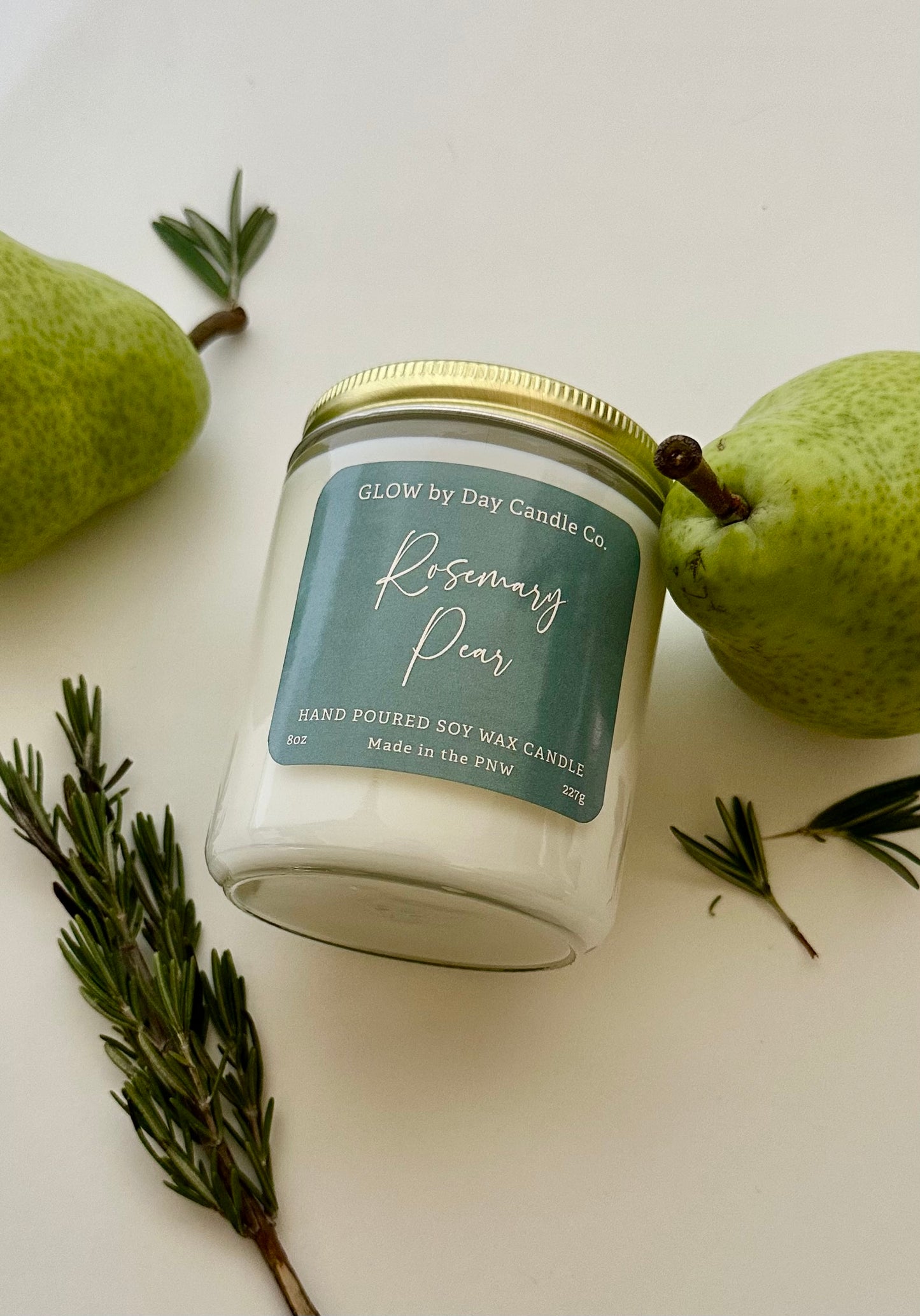 Rosemary Pear 8oz Candle