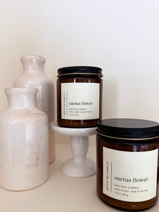 Cactus Flower 8oz Candle